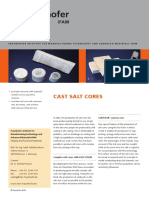 Cast Salt Cores Fraunhofer Ifam