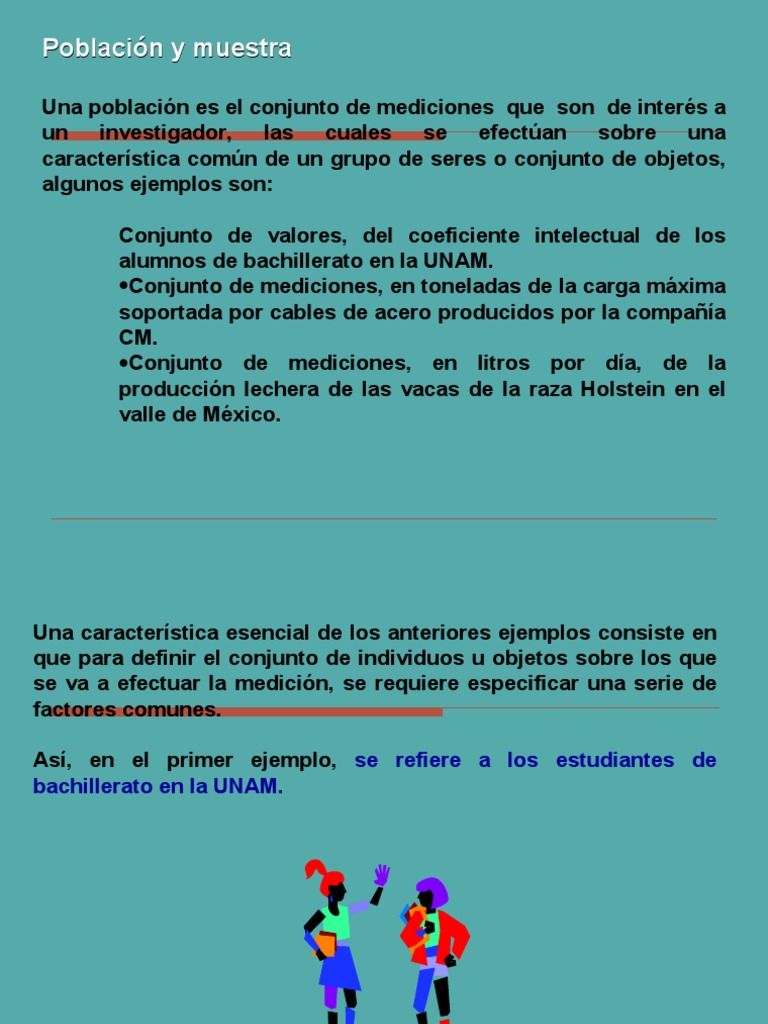 POBLACIÓN Y MUESTRA Muestreo (Estadística) Probabilidad