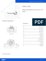 FSYE 4.7/16: Roller Bearing Pillow Block Units, For Inch Shafts