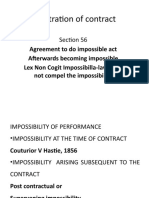 Frustration of Contract of Contract