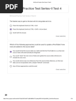 MS Excel Practice Test Series-II Test 4