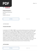 Project Executive I - Robert Bosch (M) SDN BHD - 4428761 - JobStreet