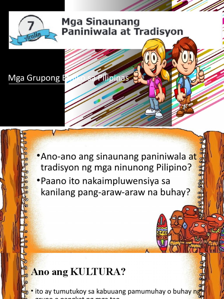 Kontribusyon Ng Mga Pangkat Etniko Sa Pilipinas Pangkatbay