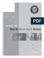 Guide To: Medi-Cal Mental Health Services