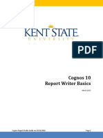 Report Studio Training Guide For Cognos 10-2015-03-26