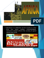 African Literature Overview