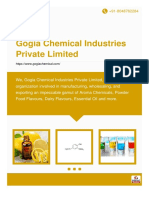 Gogia Chemical Industries - Leading Manufacturer of Aroma Chemicals and Flavours