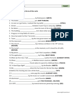 B1 Passive Voice PA007: Fill in The Correct Passive Form of The Verb