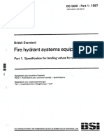BS 5041 - Part 1 - 1987 - Fire Hydrant Systems Equipment