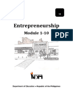 Entrepreneurship: Module 1-10