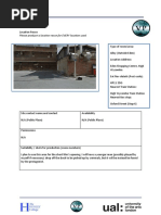 Location Recce (Template) | PDF