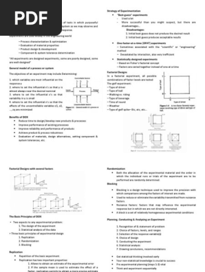 DESIGN OF EXPERIMENTS
