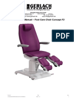 Instruction Manual Manual - Foot Care Chair C Concept F3