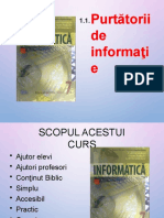 Purtători de Informații