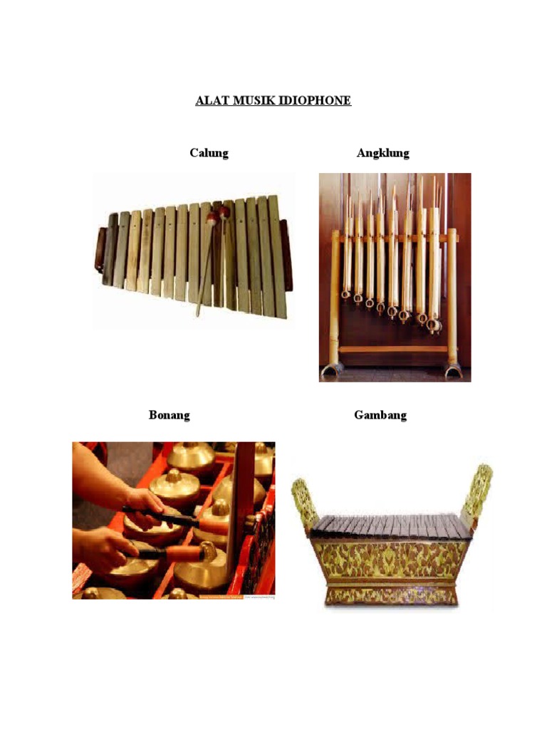 Alat Musik Idiofon | PDF
