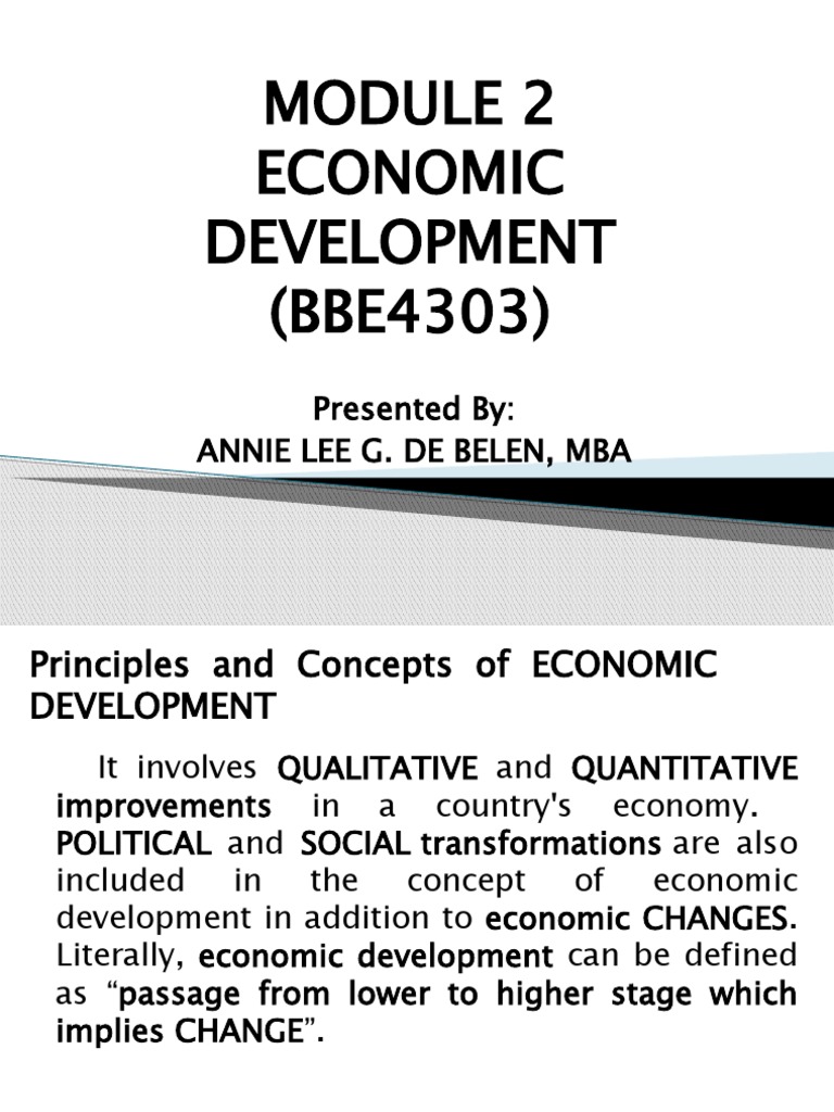 Principles of Economic Development | PDF | Gross Domestic Product ...