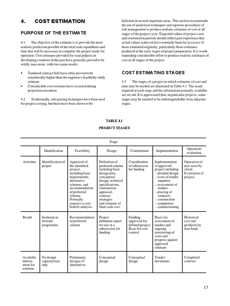 Fundamentals of Cost Estimation PDF | PDF