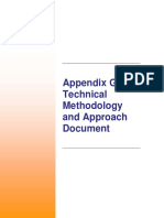 Appendix G - Technical Methodology and Approach Document