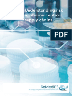 Understanding Risk in Pharmaceutical Supply Chains