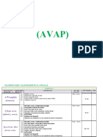 AVAP - Planificare Si Proiectare cls1