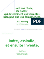 Ce Sont Vos Choix, MR Potter, Qui Déterminent Qui Vous Êtes, Bien Plus Que Vos Compétences