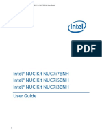 Intel® NUC Kit NUC7i7BNH Intel® NUC Kit NUC7i5BNH Intel® NUC Kit NUC7i3BNH User Guide