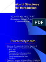 Dynamics of Structures: A Brief Introduction