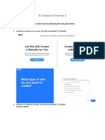 E-Commerce Exercise 3 Problem Statement