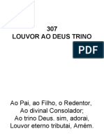 307 - LOUVOR AO DEUS TRINO - Pps