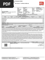 Motor Insurance - Two Wheeler Liability Only: Certificate of Insurance Cum Policy Schedule