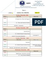 Term: 1 Week: Academic Year: 2020/2021 6 Grade:: Sunday, 6 December, 2020