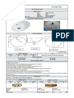 Under Counter Basin Spec Sheet