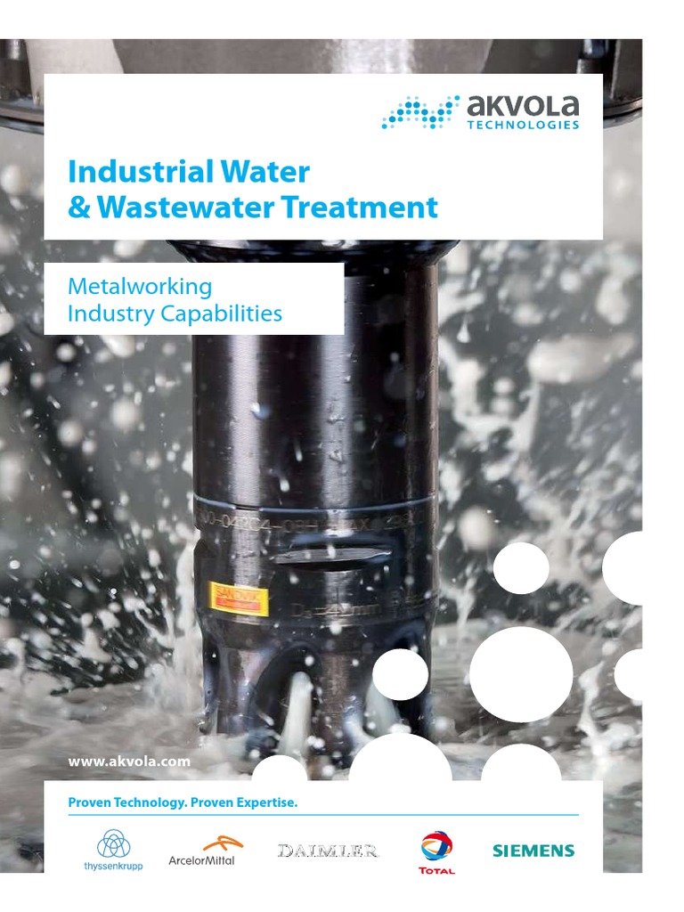 Industrial Water & Wastewater Treatment Metalworking Industry