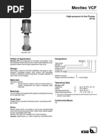 Movitec VCF: High-Pressure In-Line Pumps 50 HZ