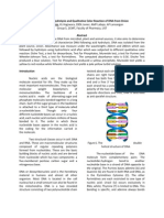 Isolation, Acid Hydrolysis and Qualitative Color Reaction of DNA From Onion