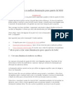 7 Dicas para Criar A Melhor Iluminação para Quarto de Bebê