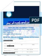 KPMG Oil and Gas Company Canada Application Form.