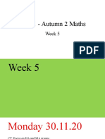 Year 1 Autumn 2 Maths Week 5 Review