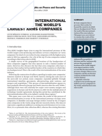 Sipriinsight2012 Mapping The International Presence of The Worlds Largest Arms Companies