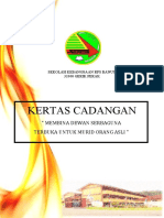 Kertas Kerja Cadangan Pembinaan Dewan Terbuka