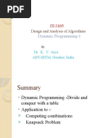 Dynamic Programming 1 Compu Comb Knapsack