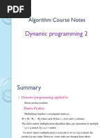 Dynamic Programming 2