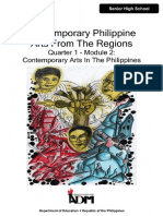 CPAR11 Q1 Mod2 Contemporary Arts in the Philippines v3