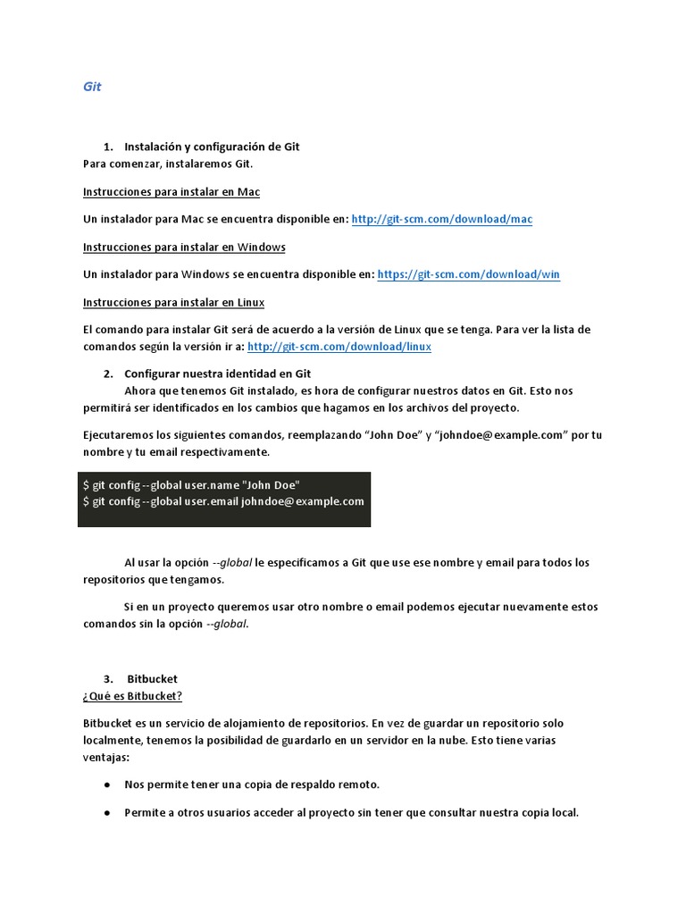 Git Tutorial | PDF | Archivo de computadora | Computación en la nube