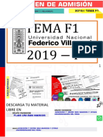Tema F-Villarreal Admision 2019 I PDF
