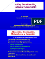 Absorción, Distribución, Metabolismo y Excreción