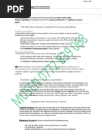 Capital and Revenue Expenditure