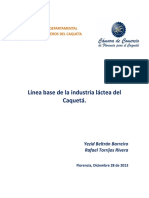 Linea Base de La Industria Lactea Del Caqueta Pastos y Forrajes PDF