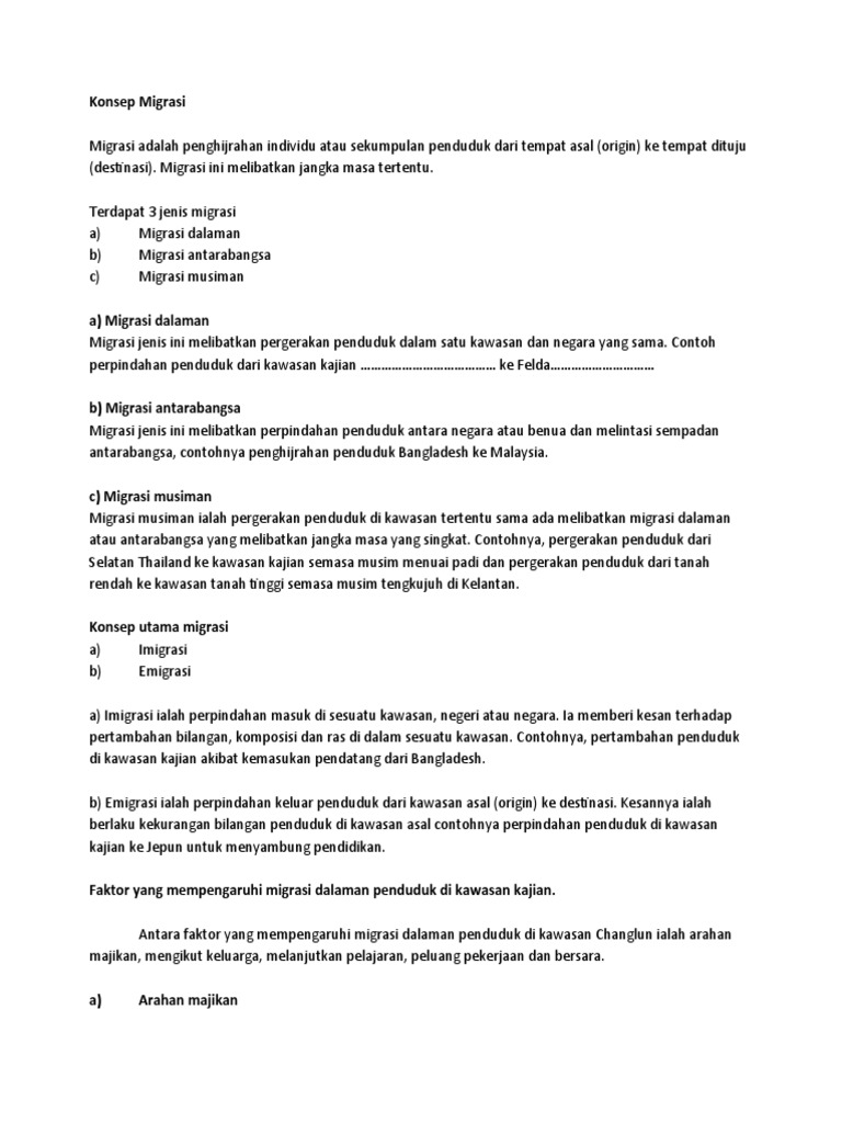 Migrasi Dalaman Pdf