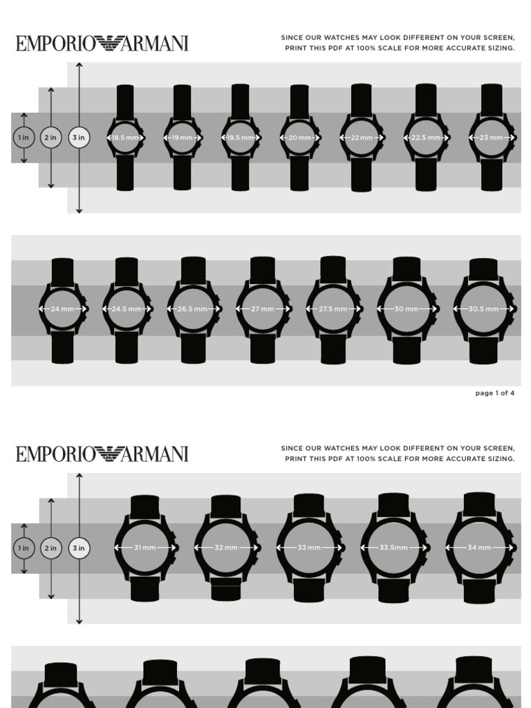 Accurate Watch Sizing Guide PDF | PDF